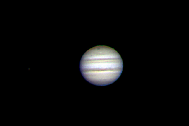 Jupiters black spot, July 24, 2009
