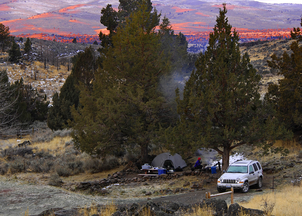 morning at ramhorn campground