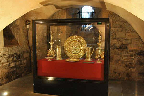 Inside Christ Church Cathedrals crypt