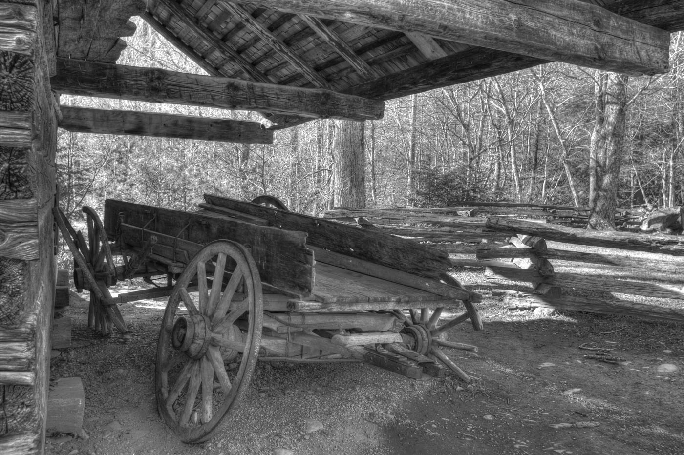 Old barn at Cades Cove