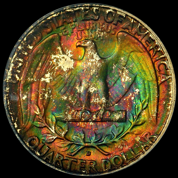 Washington Quarter 1949 Reverse Denver Mint