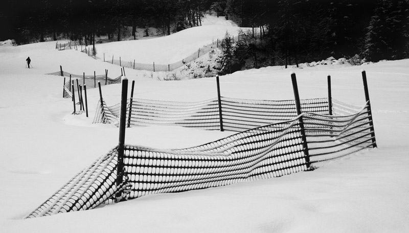 Fence in snow #4
