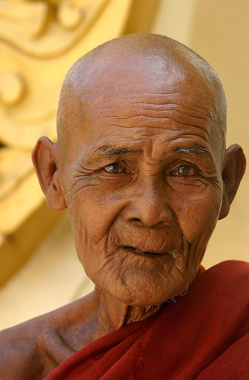 Elder monk-Shwedagon
