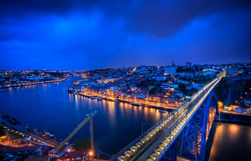 A vista clssica do Porto