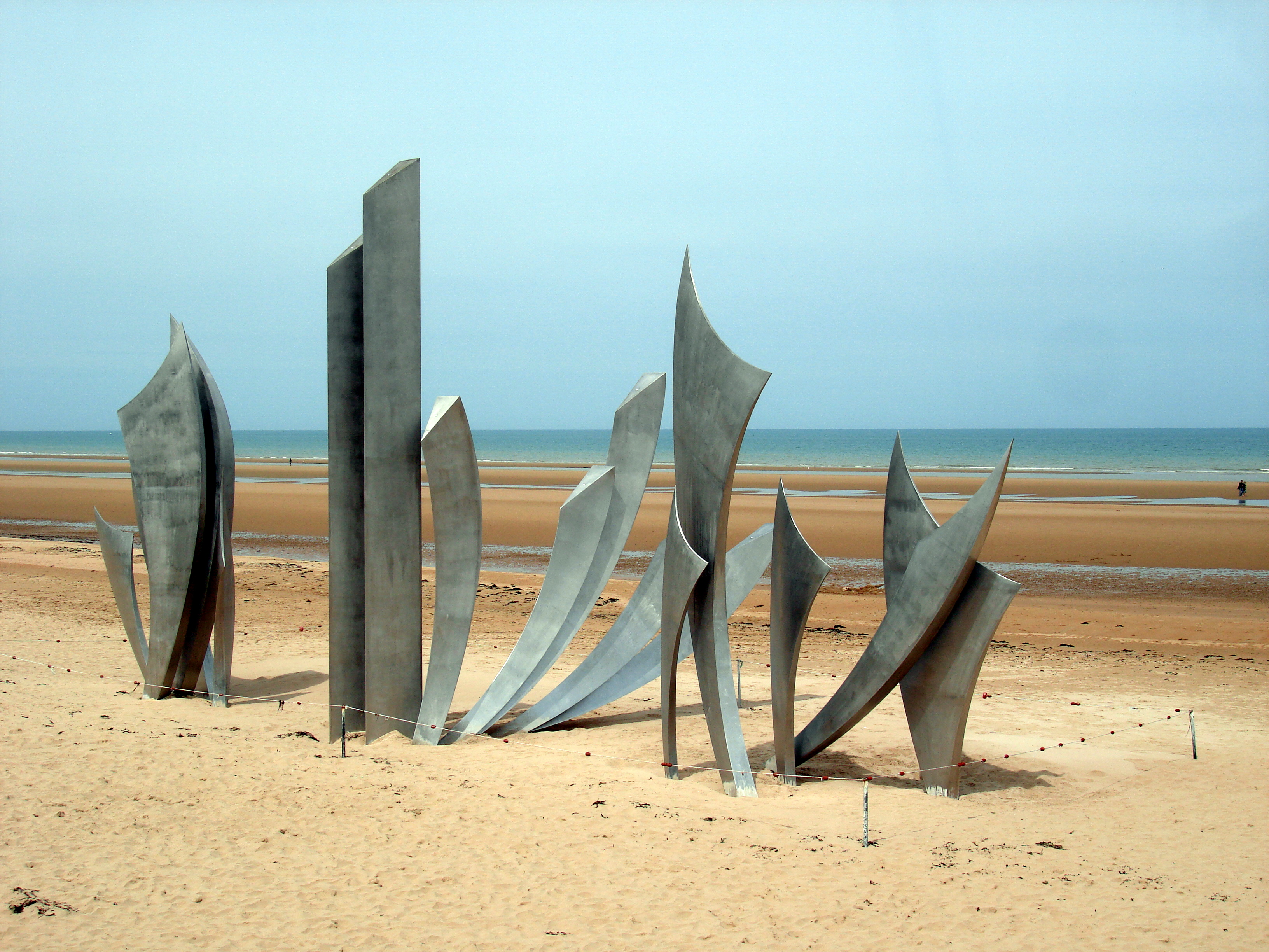 Omaha Beach Roundabout and Memorial