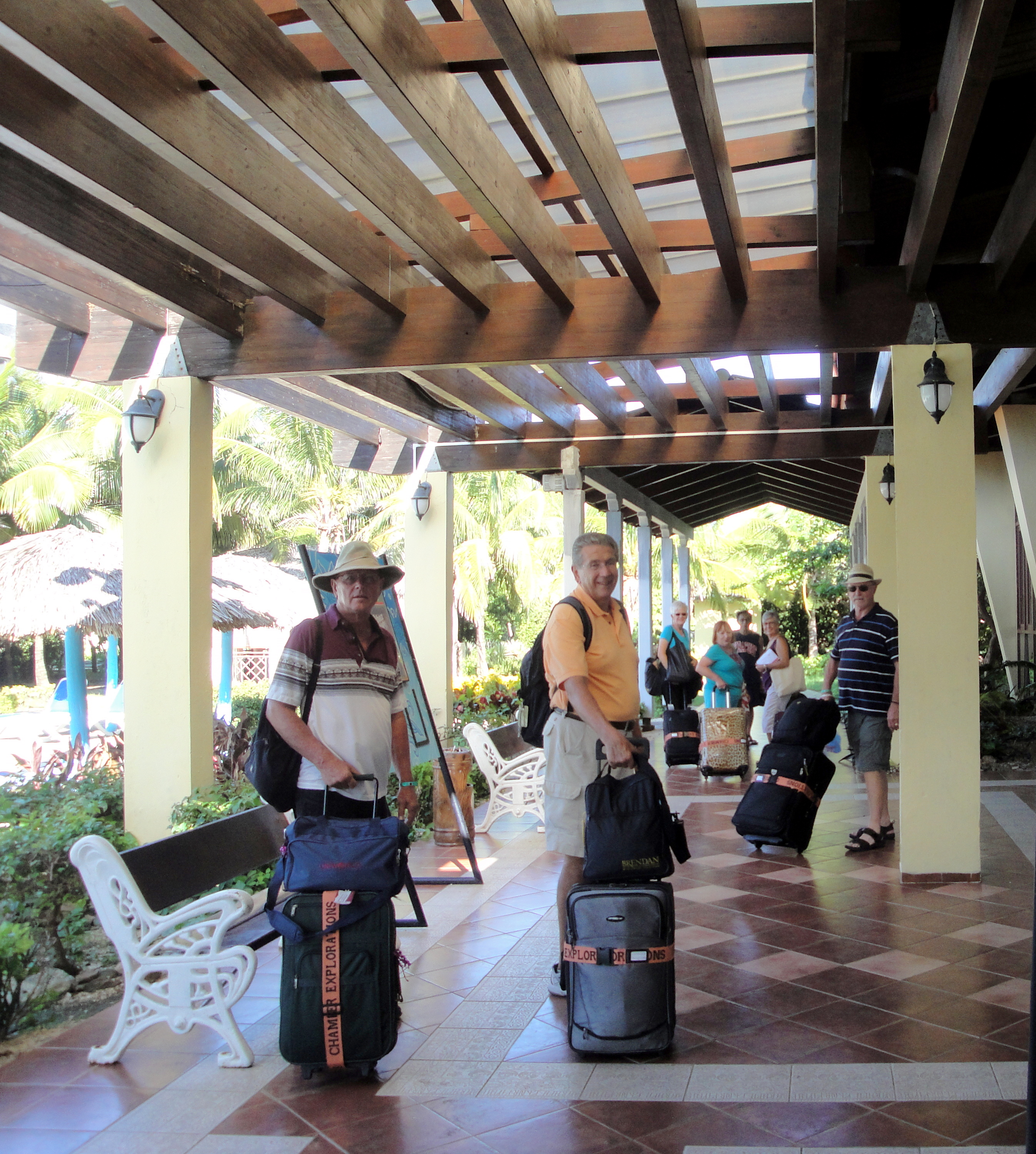 On our way to the room