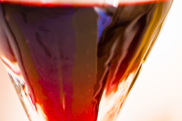 wine reflections