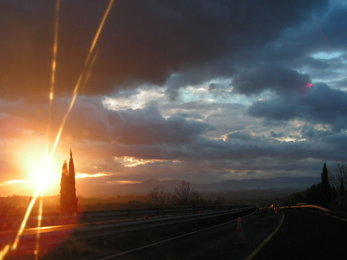 sunset February 14