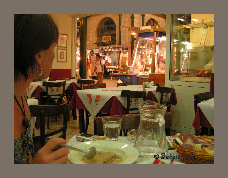 restaurant in the market