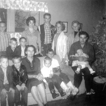 Ollie Fingleman with her grandchildren