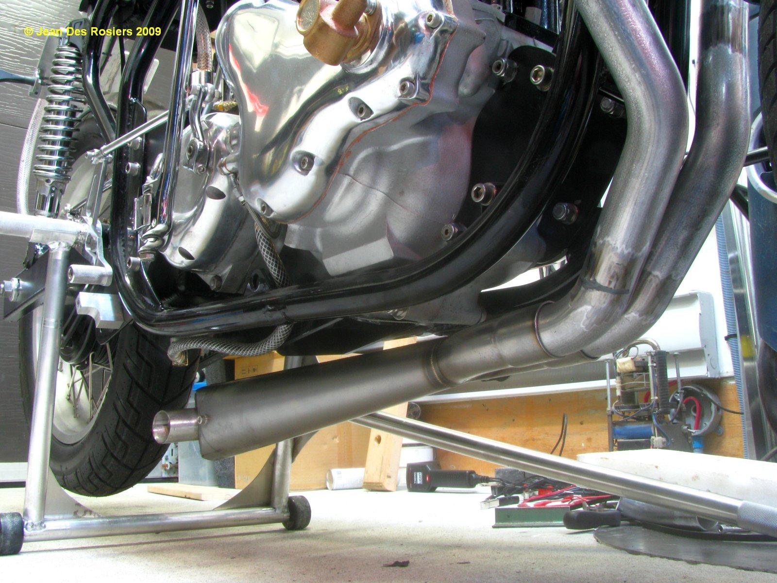 1219 Muffler in place