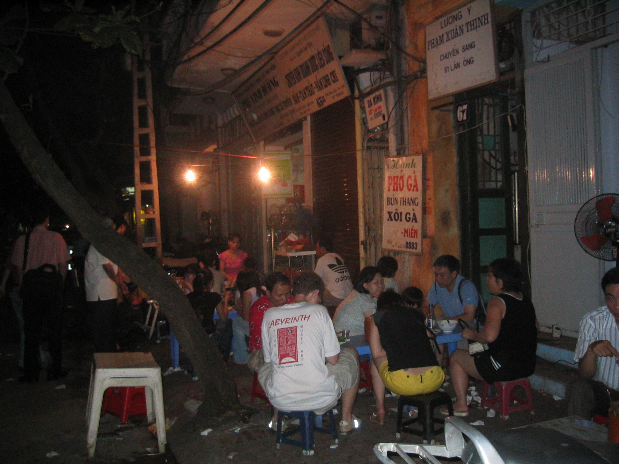 Restaurant on the sidewalk