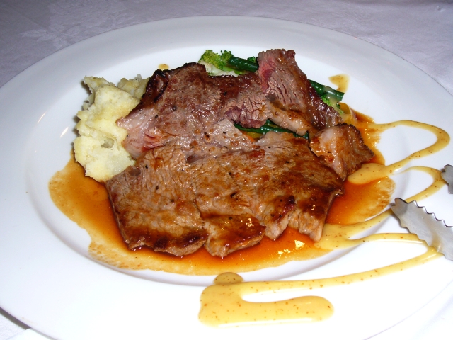 8 oz. angus steak with