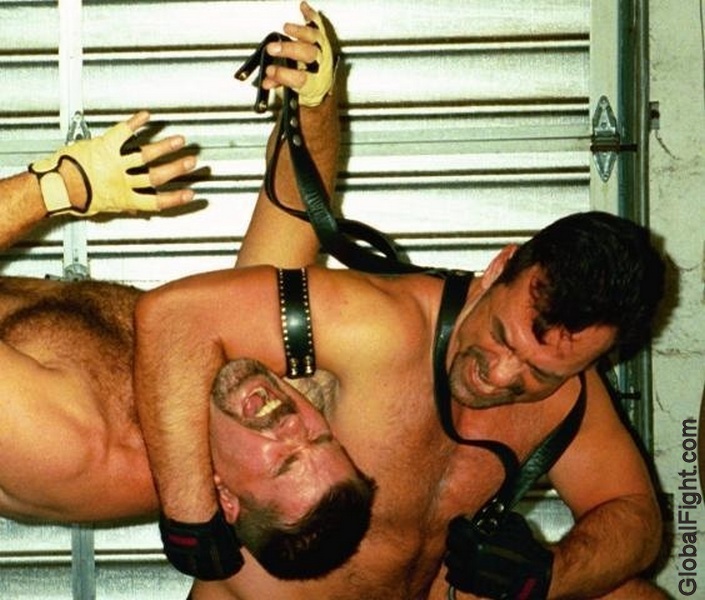 Gay Leather Hairy Men Bondage BDSM Gallery Stocky Mans Club Older Photos