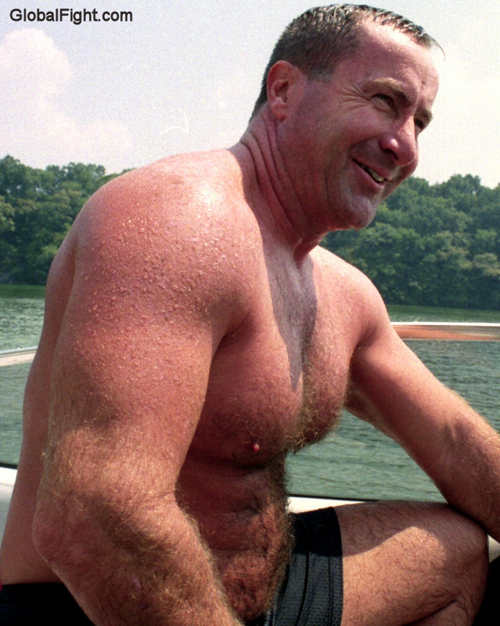 very furry hairychest dads boating sun tanning lake beach.jpg