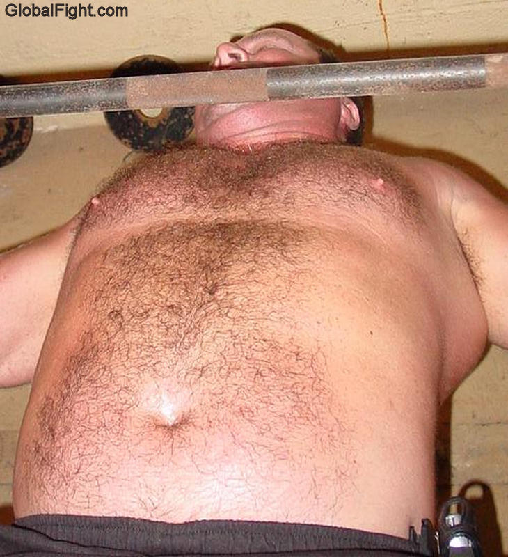 hairy musclebears lifting weights home gym.jpg