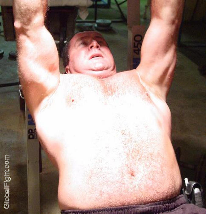 handsome daddybear lifting weights home webcam.jpg