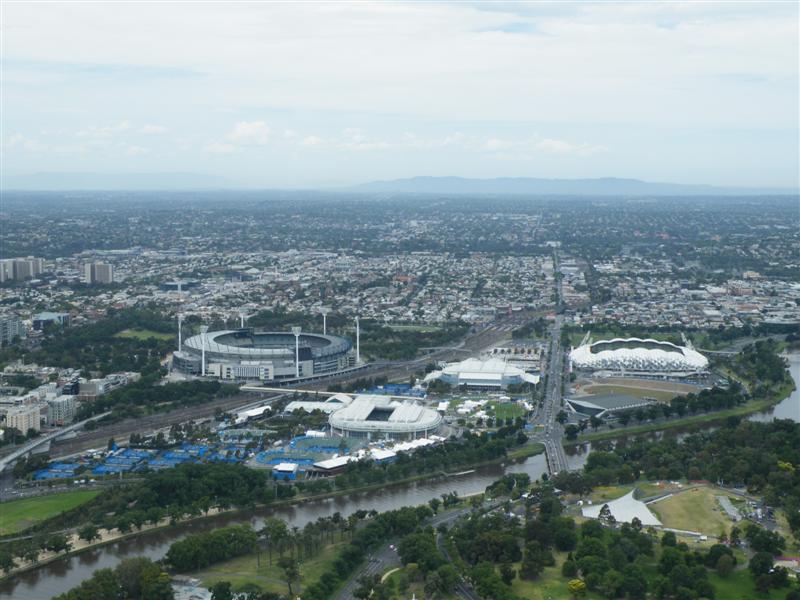 View from the 88th floor, Eureka Skydeck