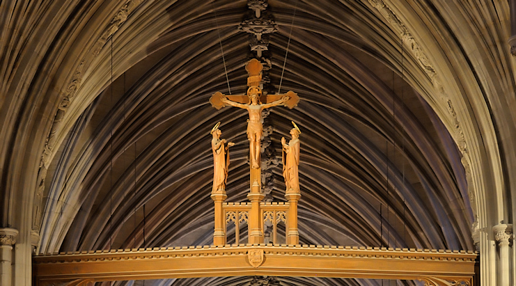 On the cross
