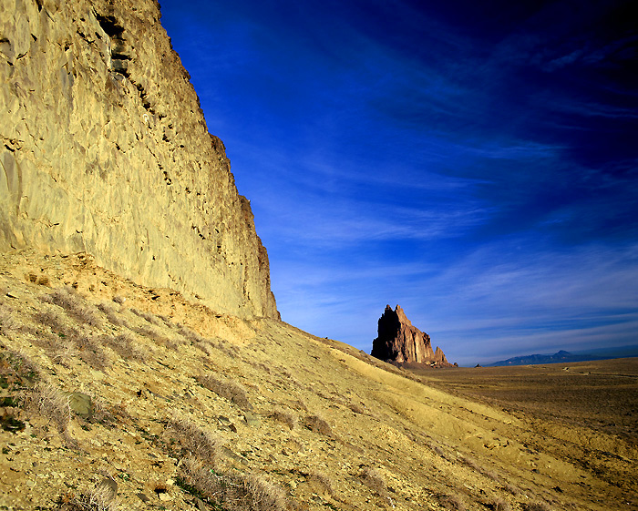 Shiprock and the Golden Wall