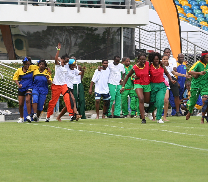 Three Legged Race Female