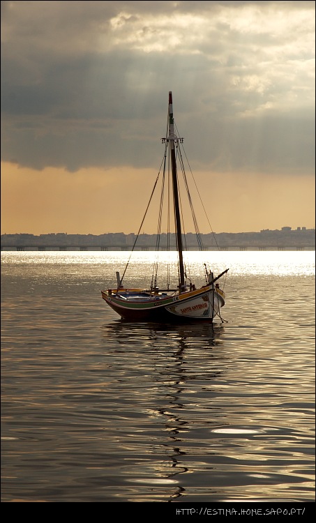 Boat reflection