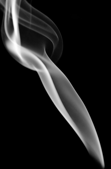 Incense Smoke B&W