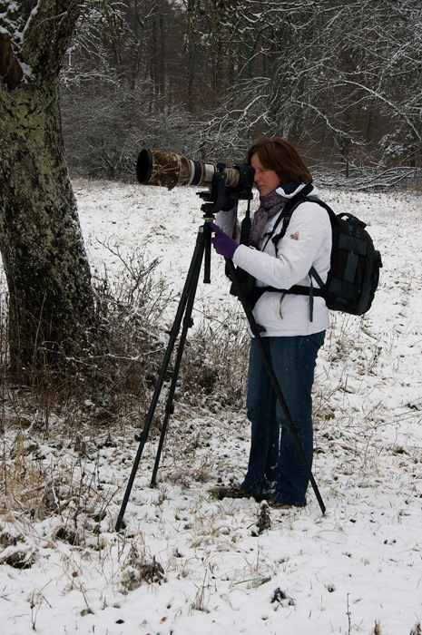 Me in winter plumage - Ik in winterkleed