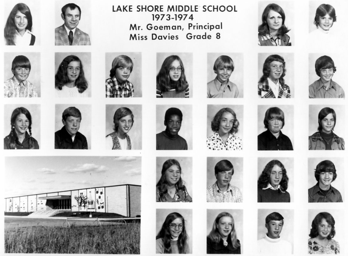 Miss Davies 8th grade class
