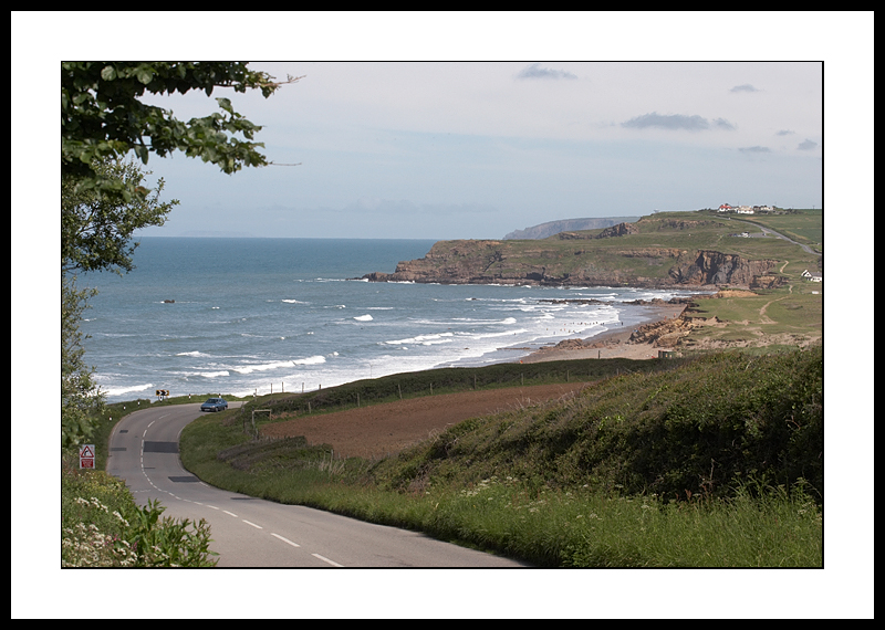 Road down to Widecombe Bay