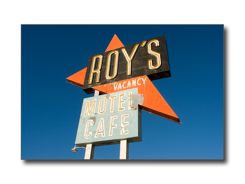 'Roy's Motel & Cafe' Sign, Rte. 66Amboy, CA