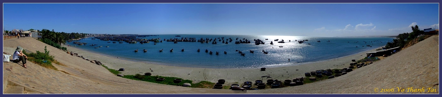 Mui Nes fishing fleet (panorama)