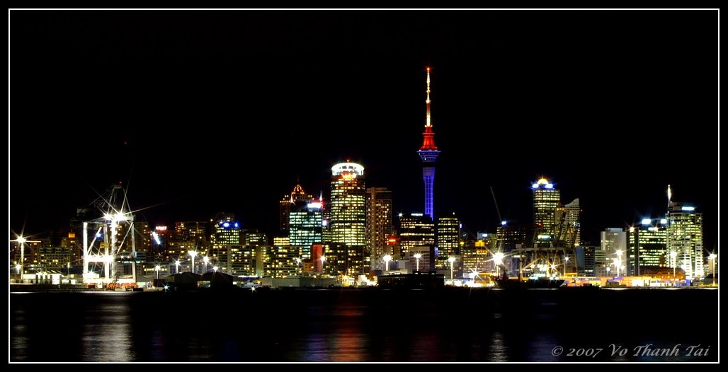 Auckland by night