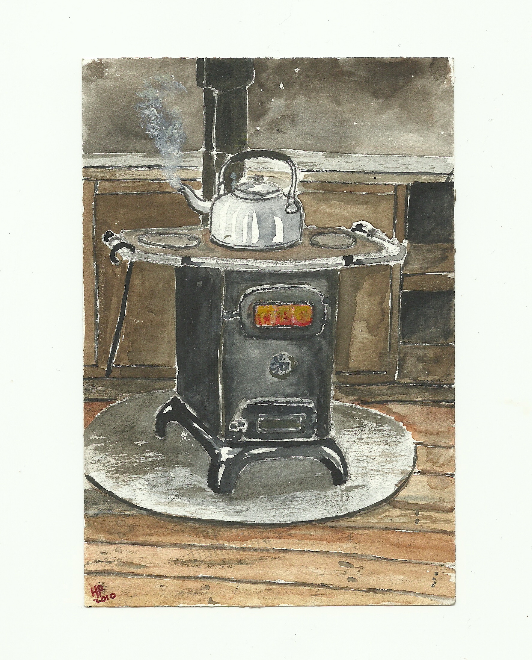 Kettle on a stove