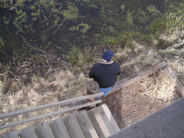 Bert from tower at Massie