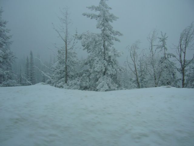 Snowing