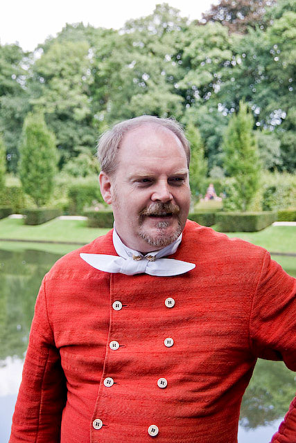 man in traditional Groningen costume