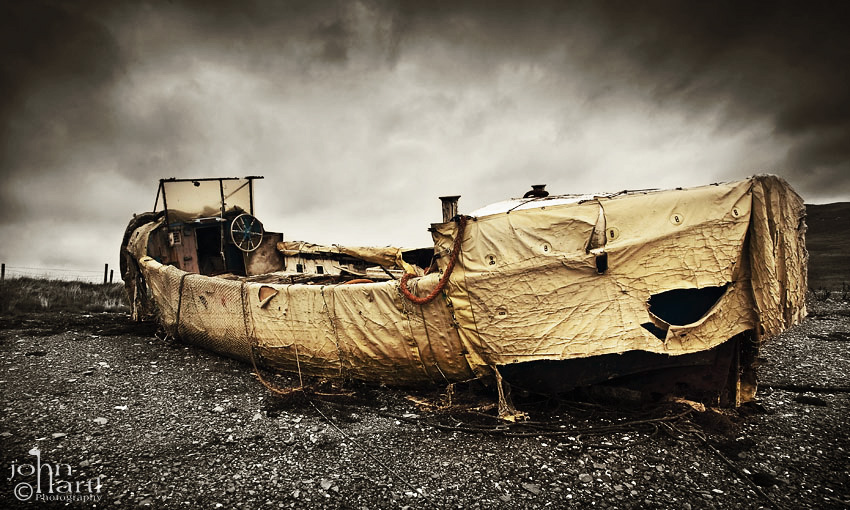 fishingboat ashore