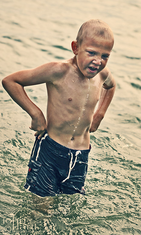 a swim