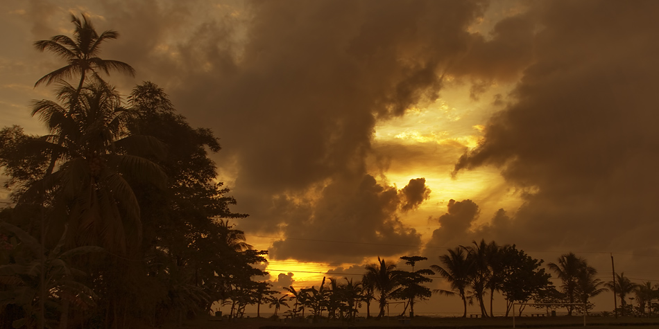 village sunset