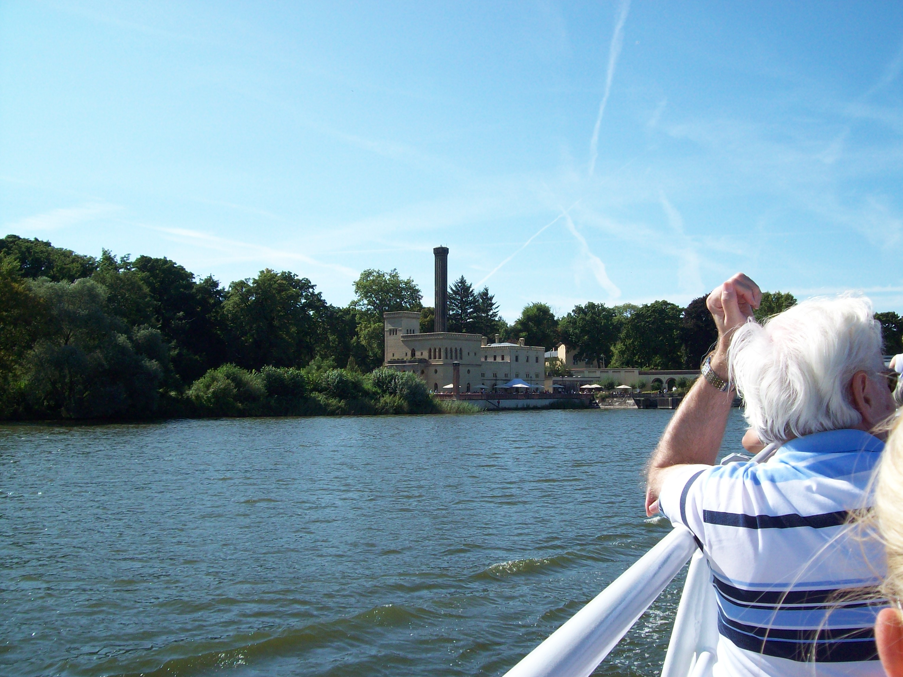 Landing on the other side of the Wannsee at Potsdam GER
