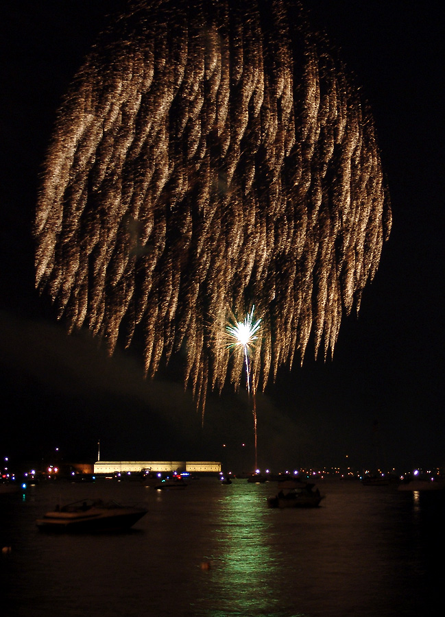 Newport, RI fireworks | July 4, 2004