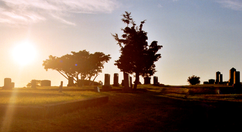 Cemetery Sunset
