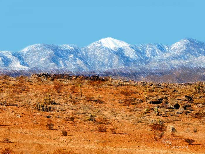 San Bernardino Mountains.