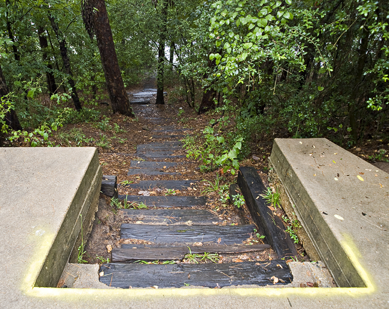 Path to lake from Bass House patio