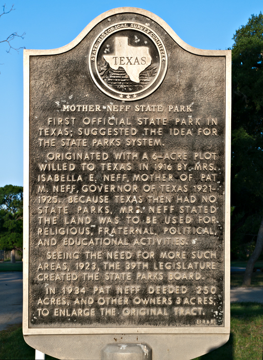 Park sign