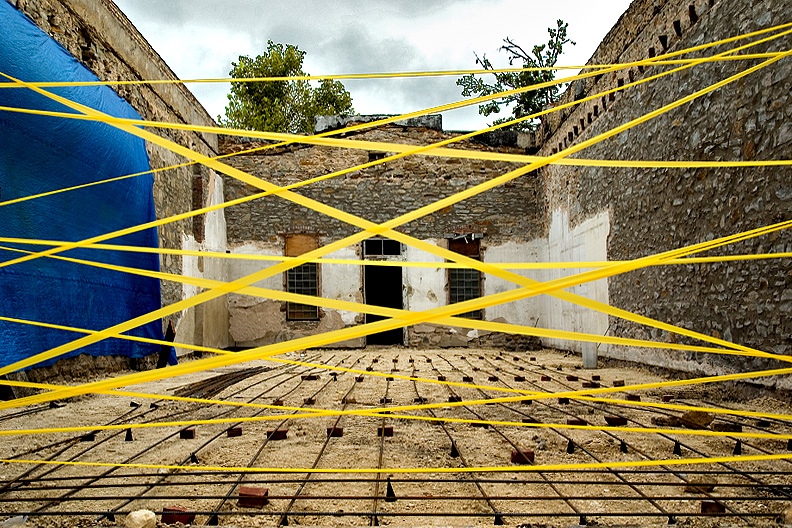 Yellow tape