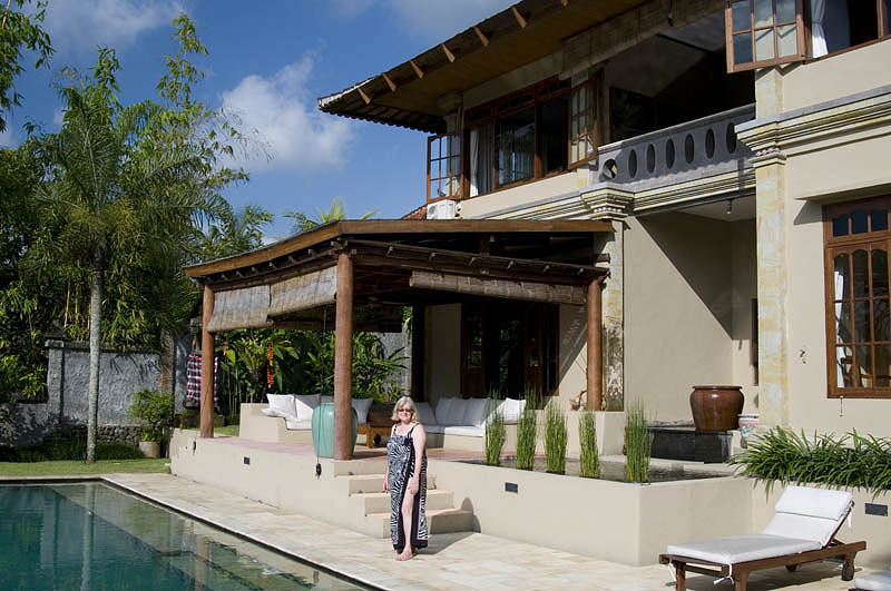 By the pool, Castello Jasper