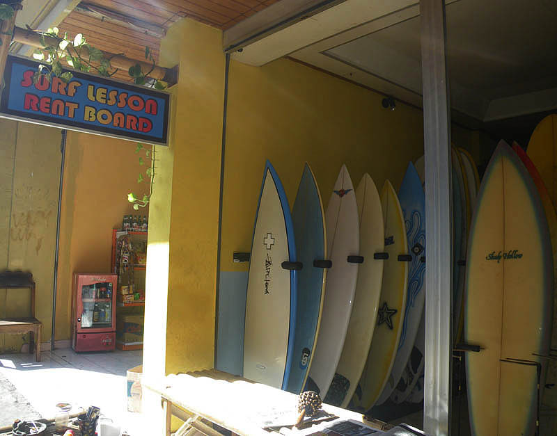 Surf lessons or boards for hire