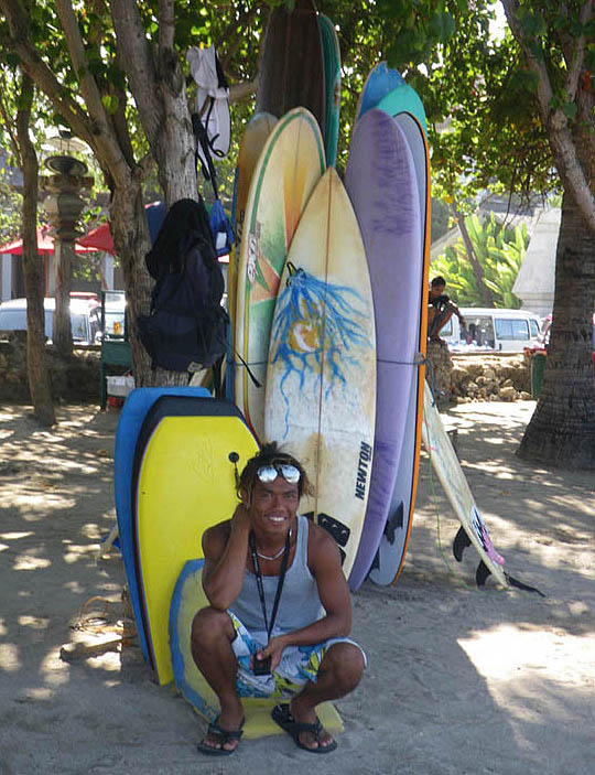 Kuta guy. Boards for hire